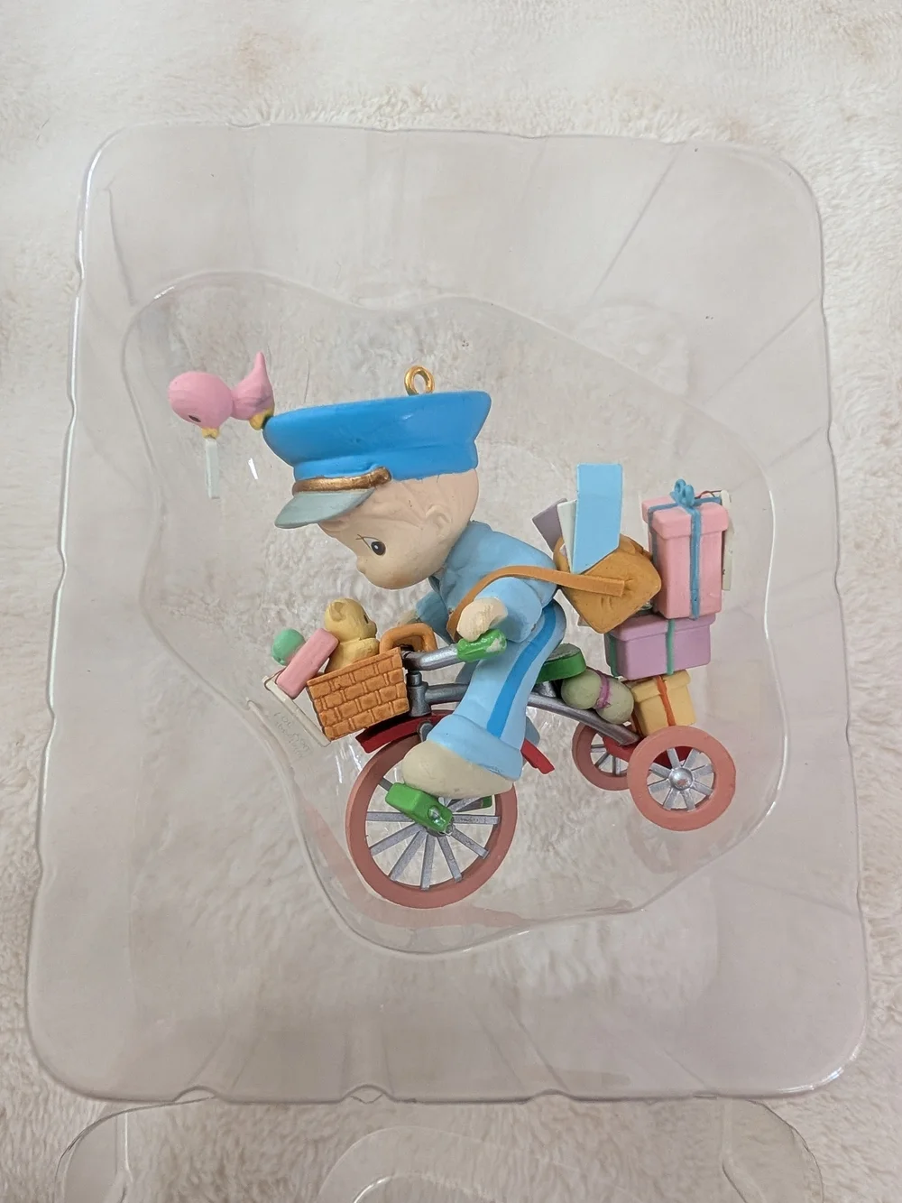Vintage Precious Moments “Christmas Express” Christmas ornament from the Enesco